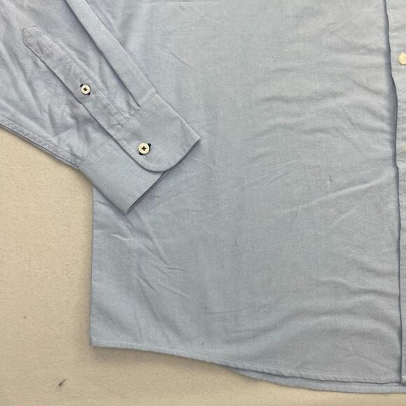 UNTUCKit Shirt Mens 3XL Blue Long Sleeve Collared Button Up Cotton - Picture 4 of 10